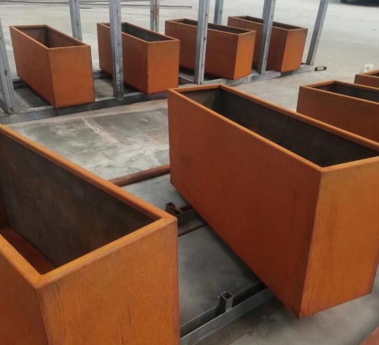 日土耐候钢花箱