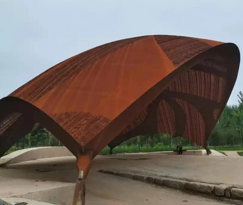 日土耐候钢幕墙案例